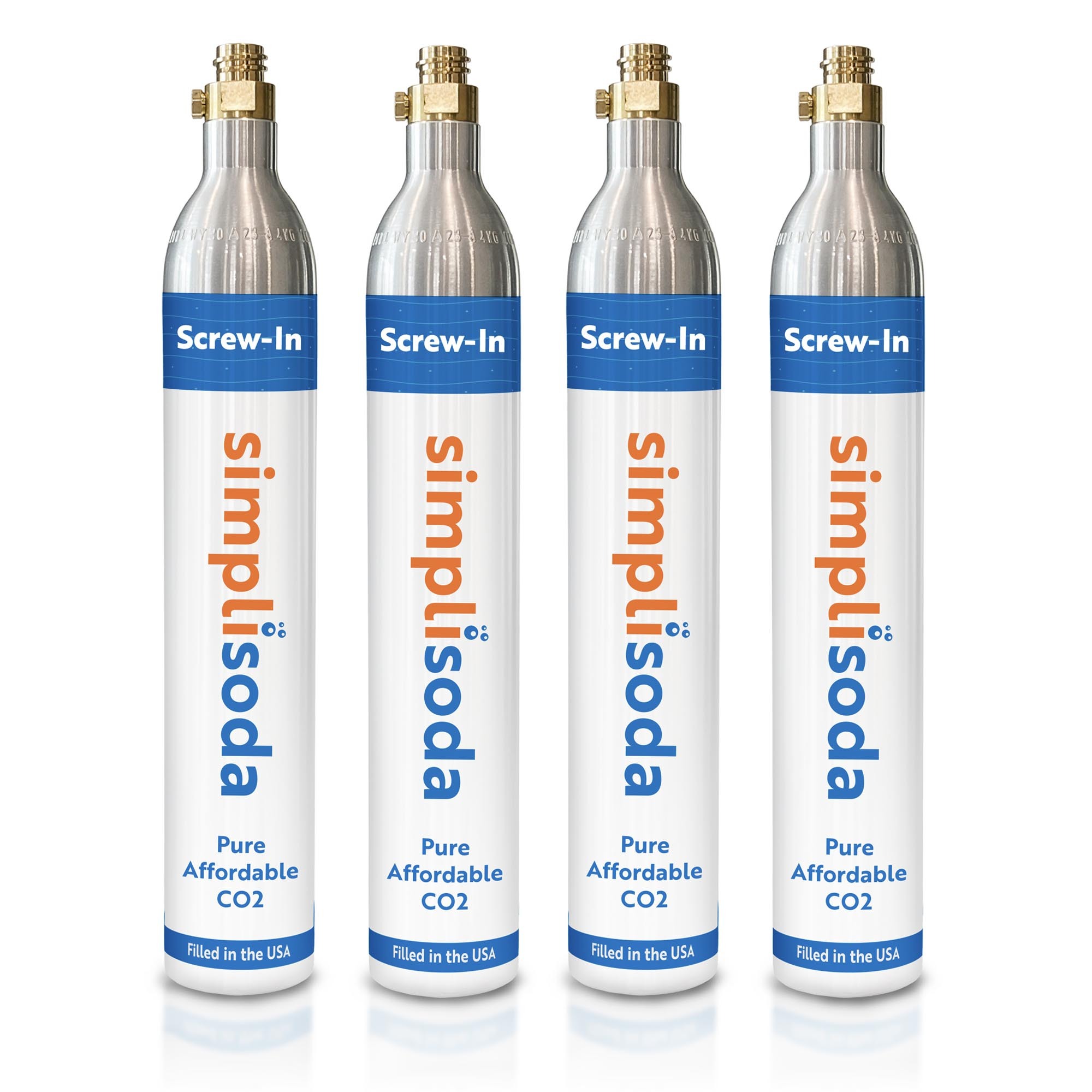 60L Screw-In CO2 Cylinders - Simpli Soda
