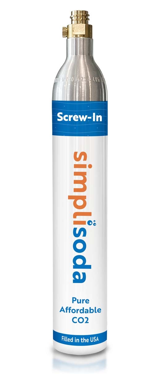 spicygem トリプルネーム4STUDS NARROW CYLINDER 60L Screw-In CO2 Cylinders - Simpli Soda